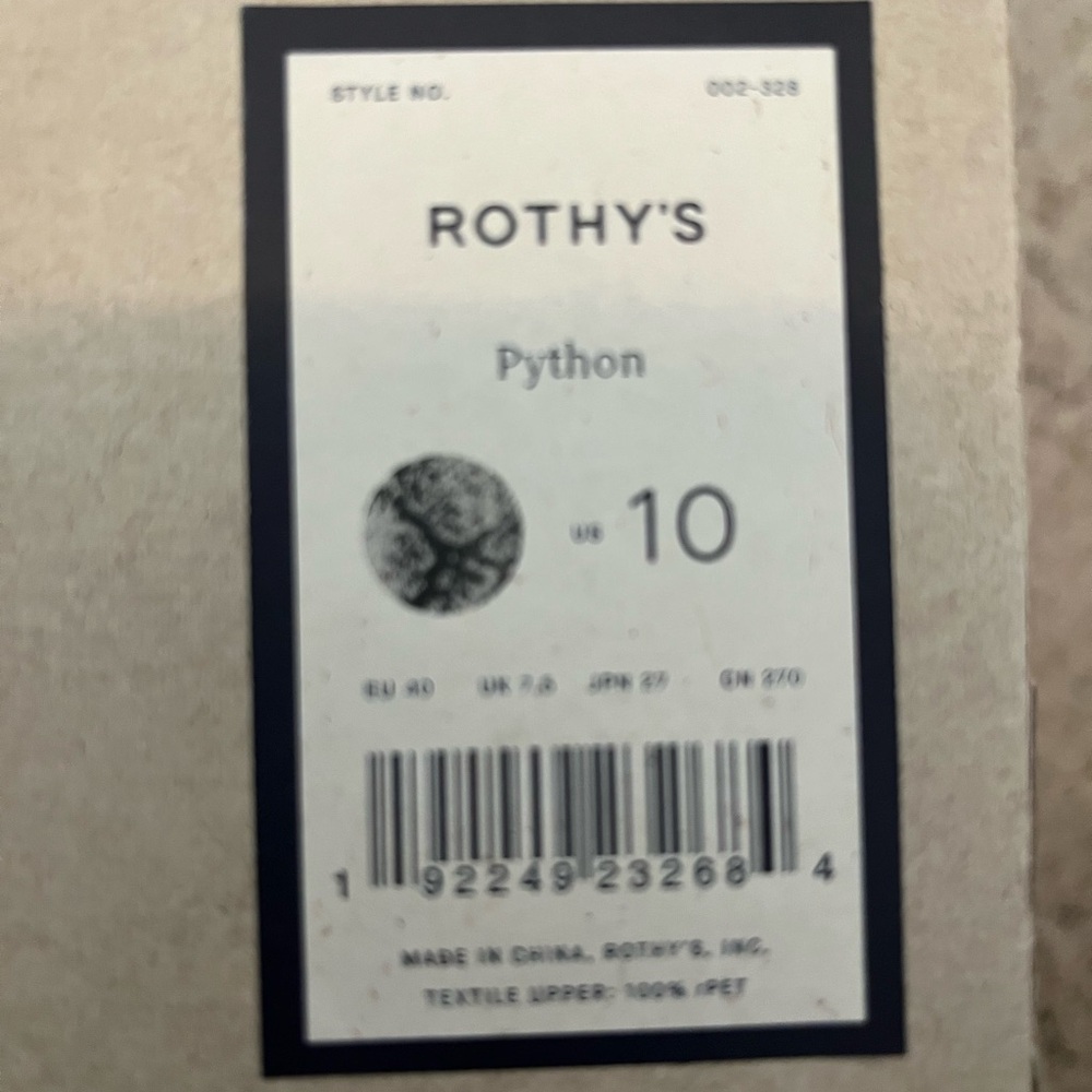 Rothy's Black and White Patterned Flats - Picture 5 of 5